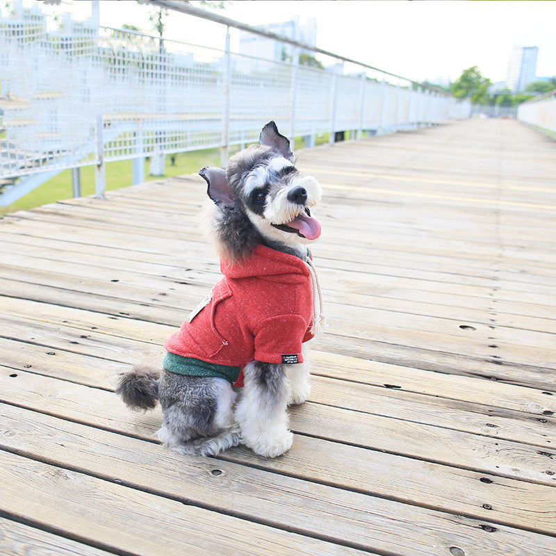 Stylish Dog Streetwear Cotton Outfit Hoodie